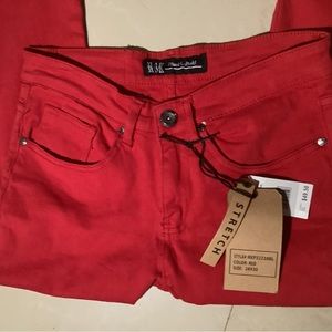 Red pants